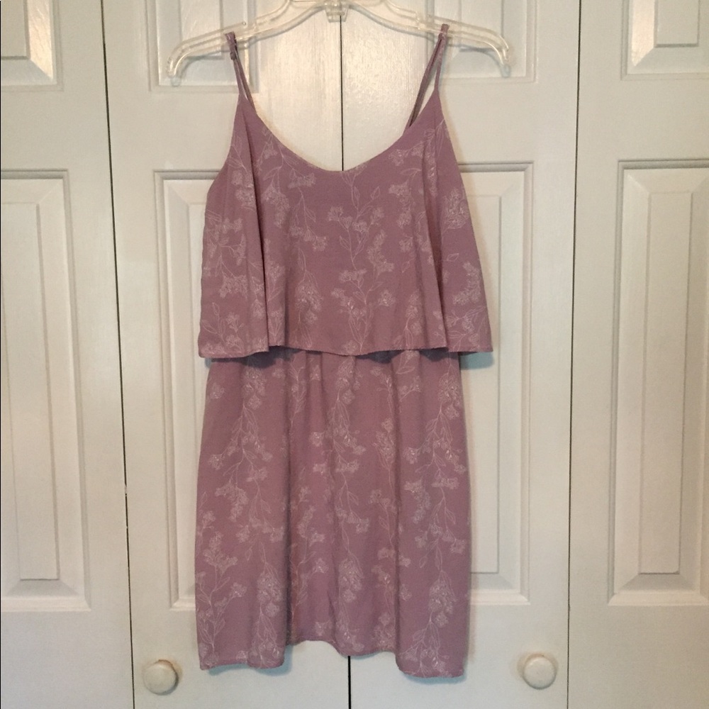 Lavender floral dress